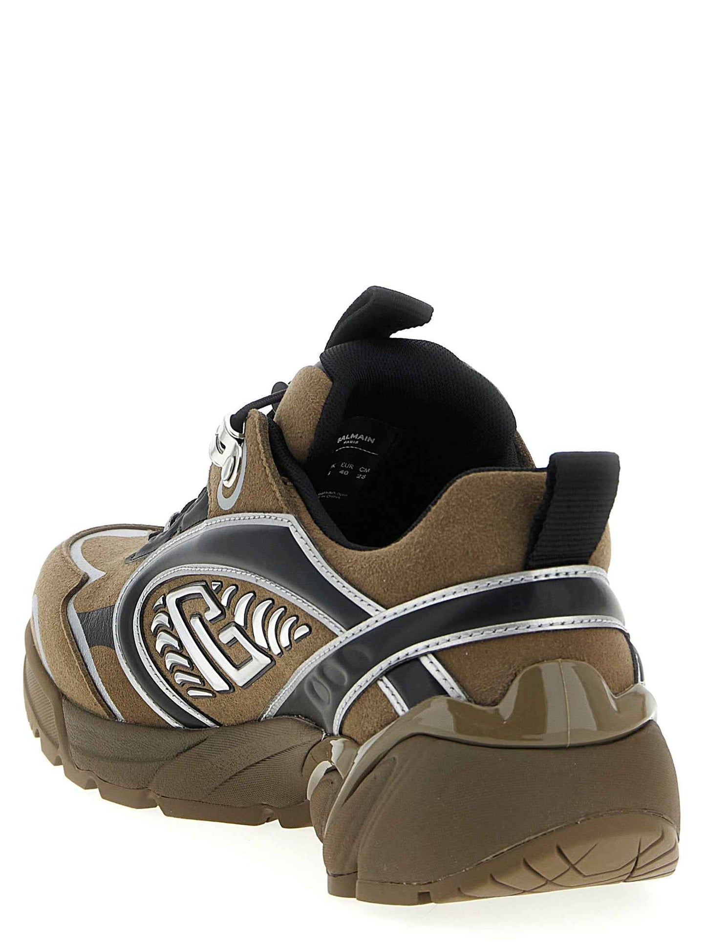 Bicolor Polyethylene Athletic Sneakers
