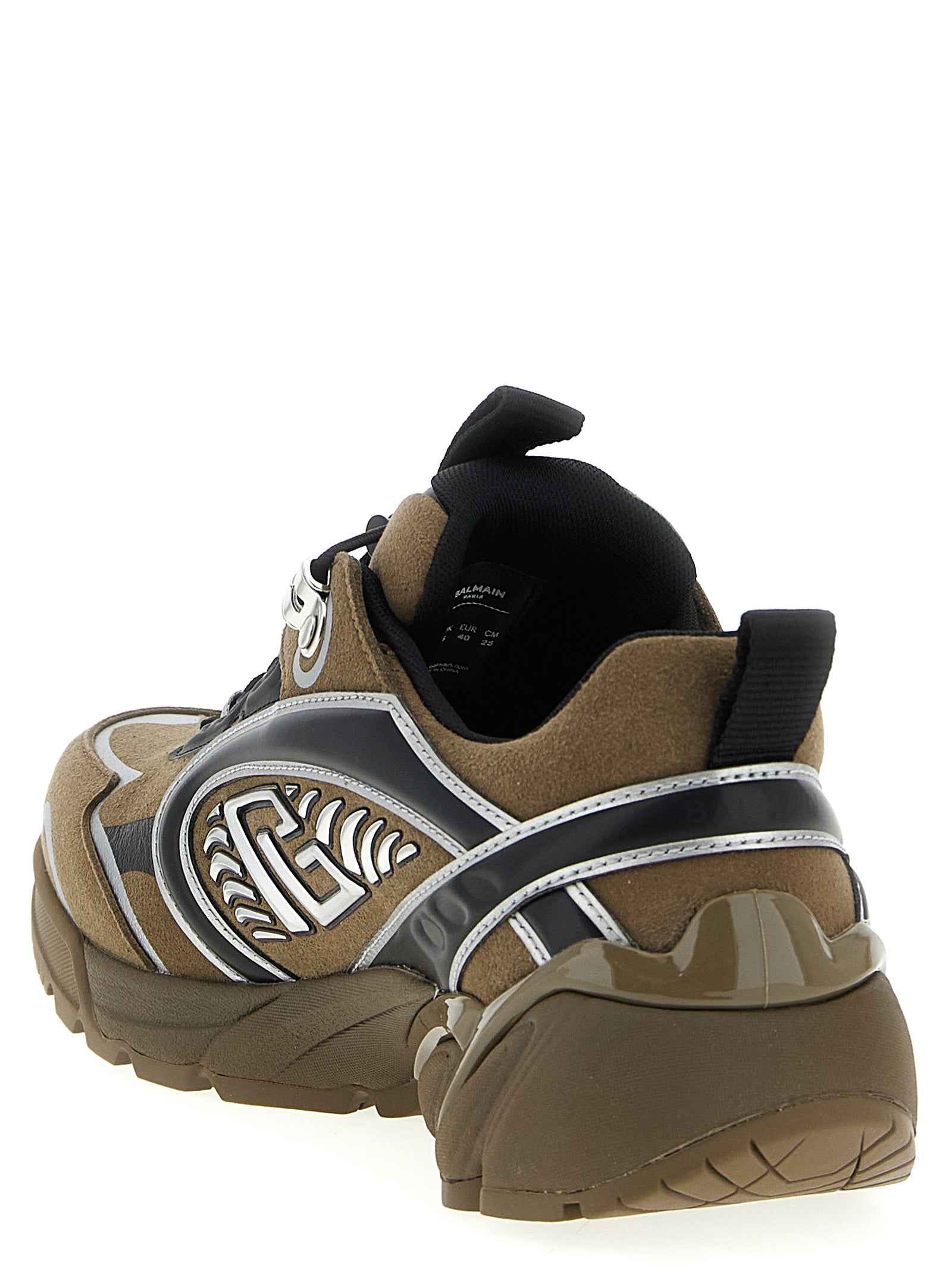 Bicolor Polyethylene Athletic Sneakers