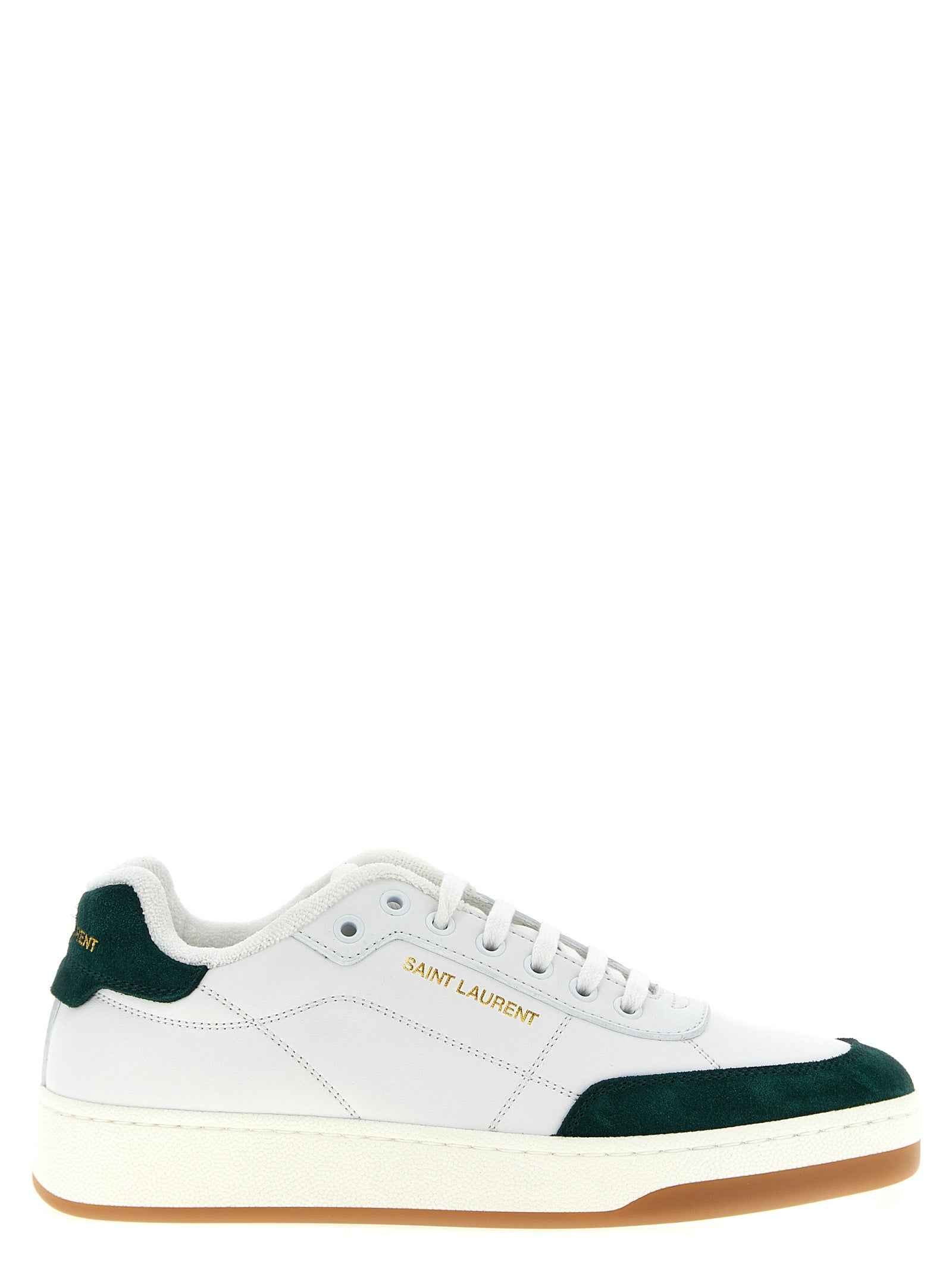Bicolor Calfskin Low Top Sneakers