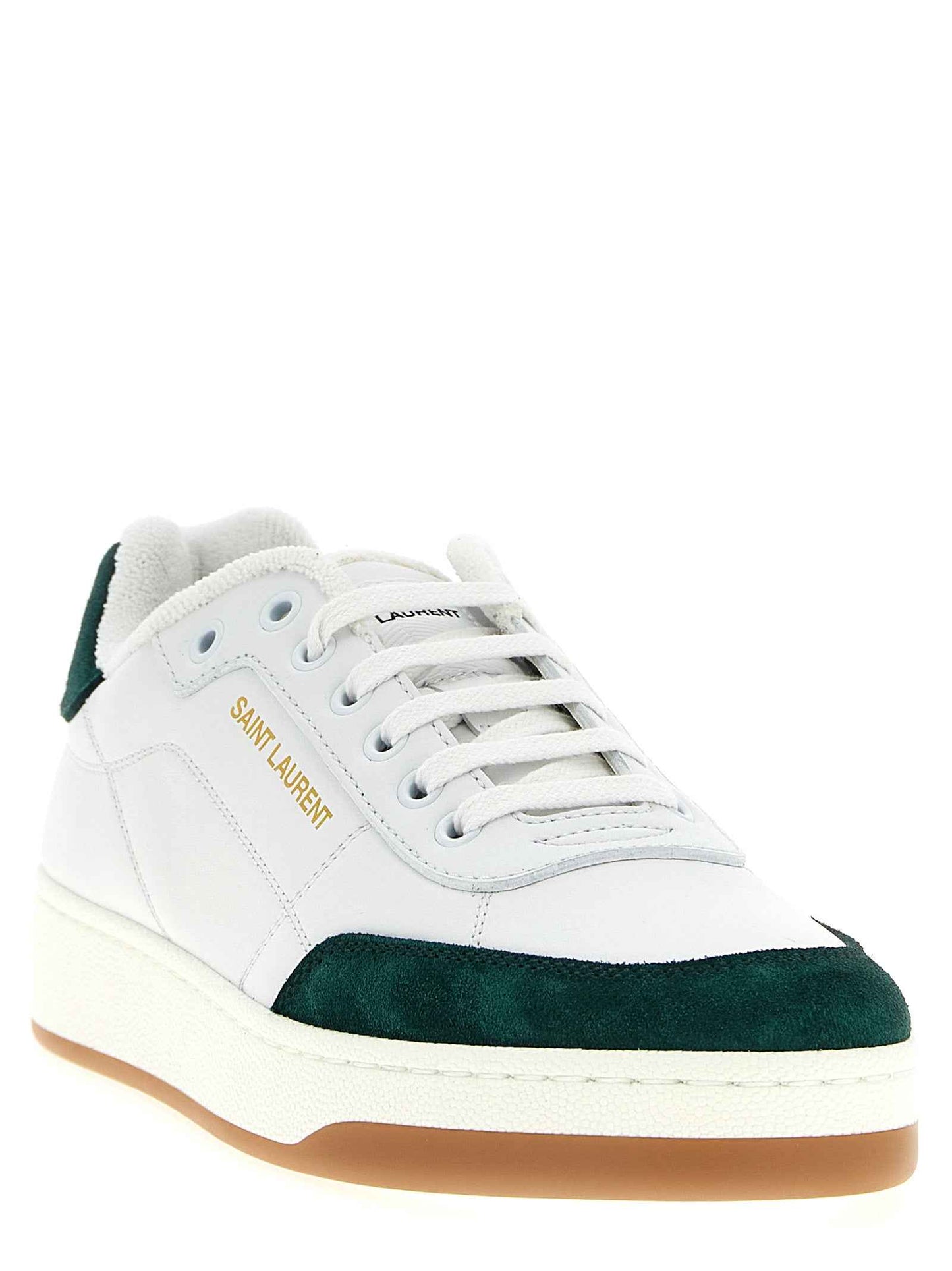 Bicolor Calfskin Low Top Sneakers