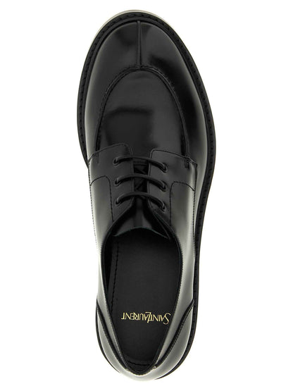 Black Calfskin Oxfords And Derbies