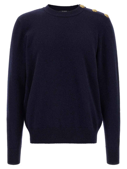 Blue Cashmere Cardigan