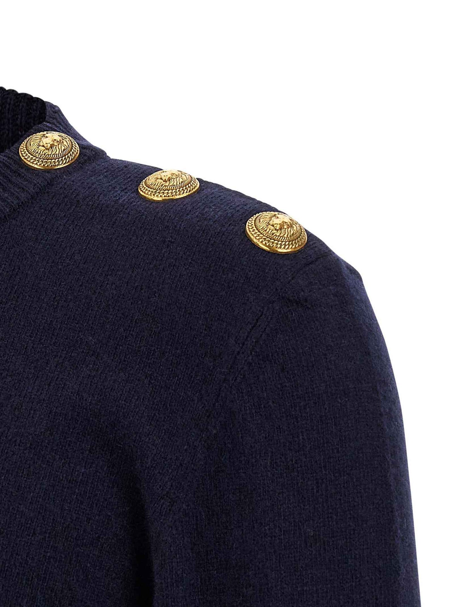 Blue Cashmere Cardigan