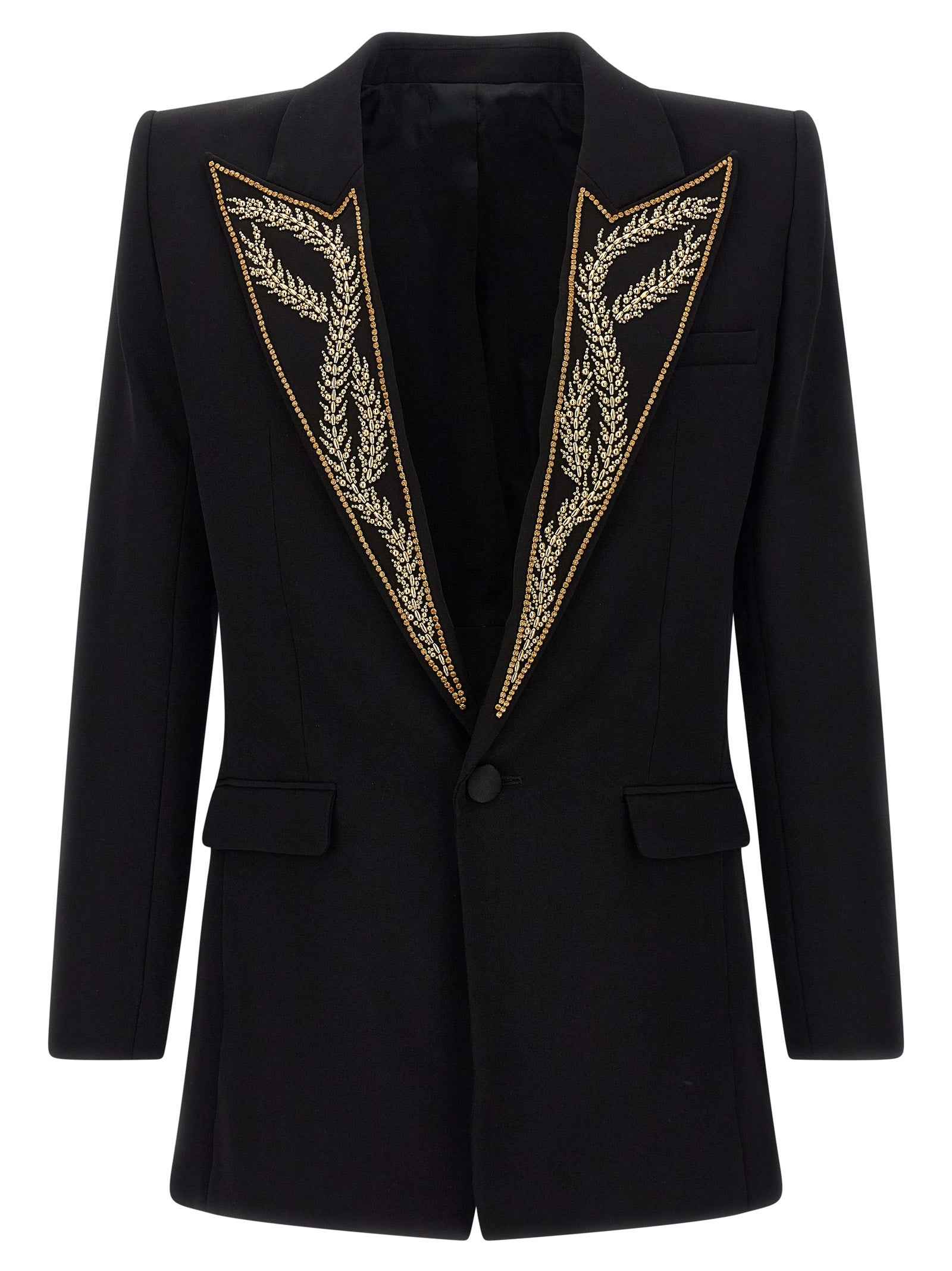 Black Viscose Blazer