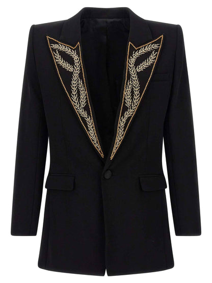 Black Viscose Blazer