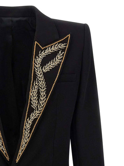 Black Viscose Blazer