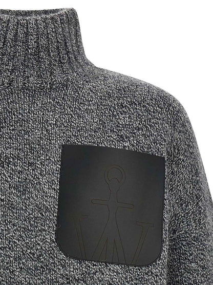 Gray Wool Cardigan