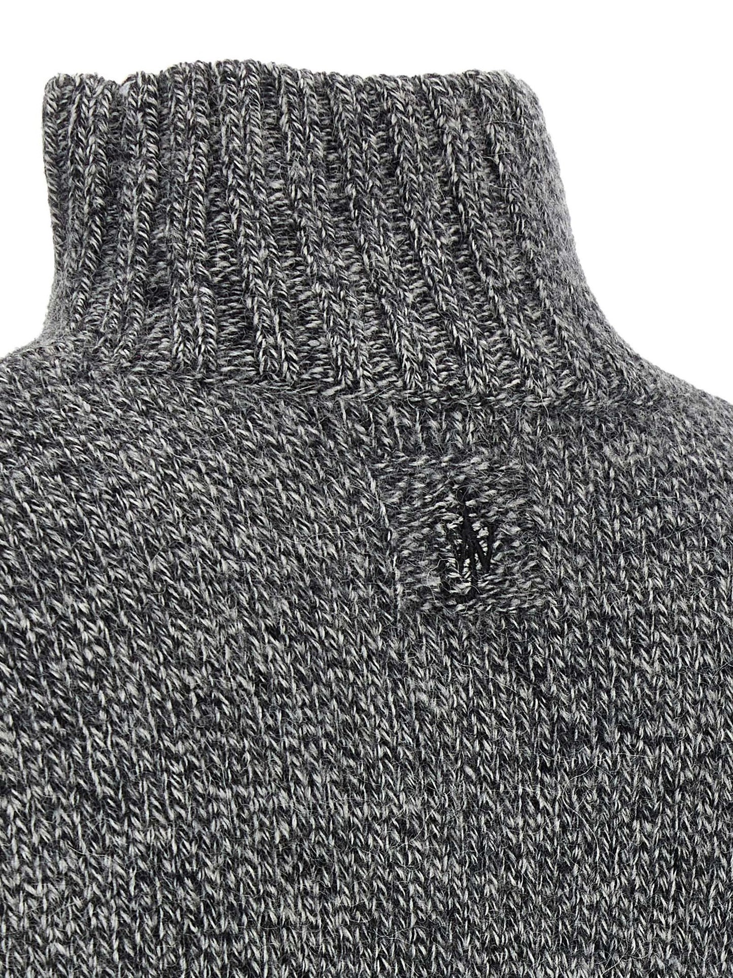 Gray Wool Cardigan