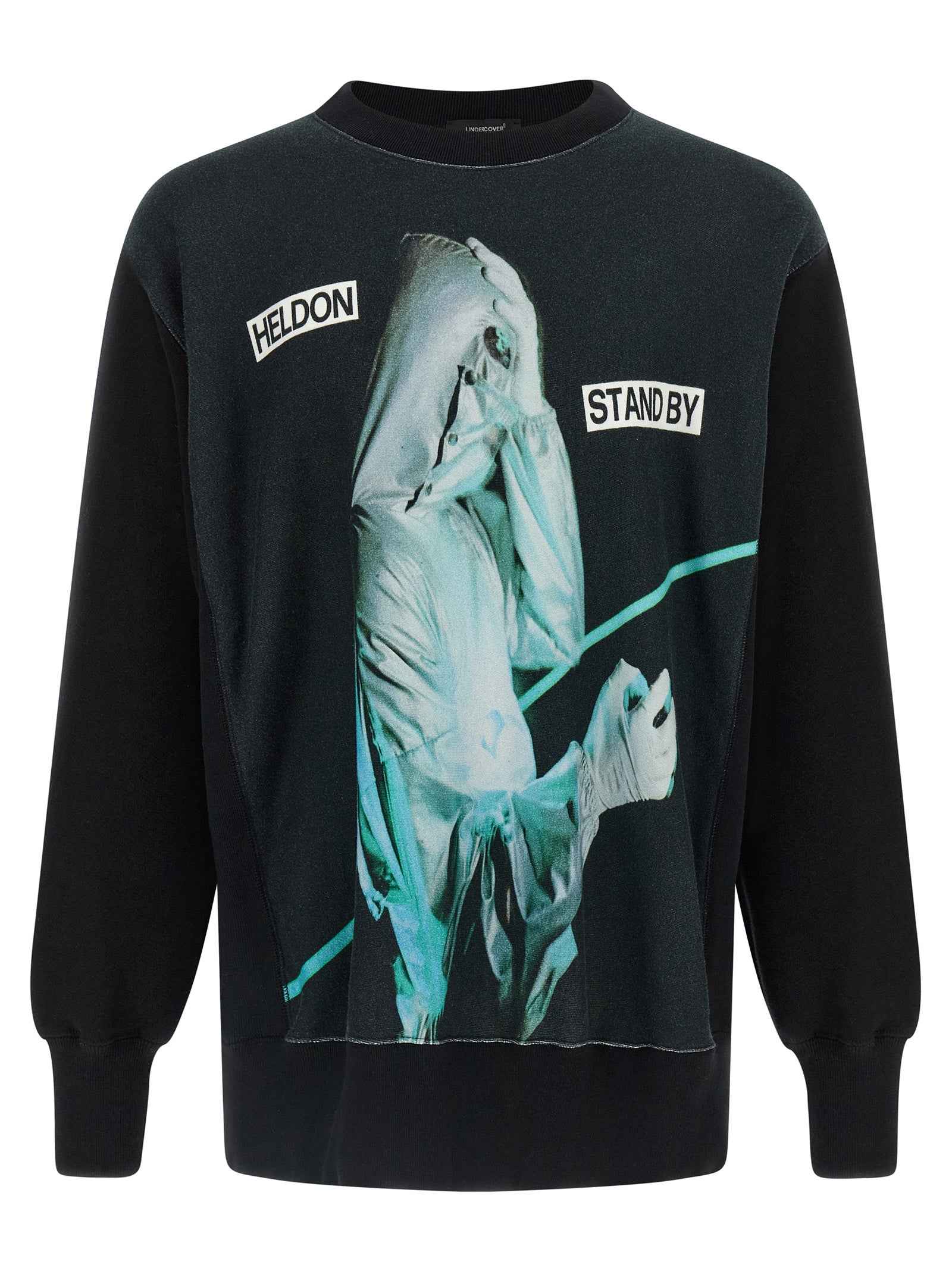 Black Cotton Sweatshirt
