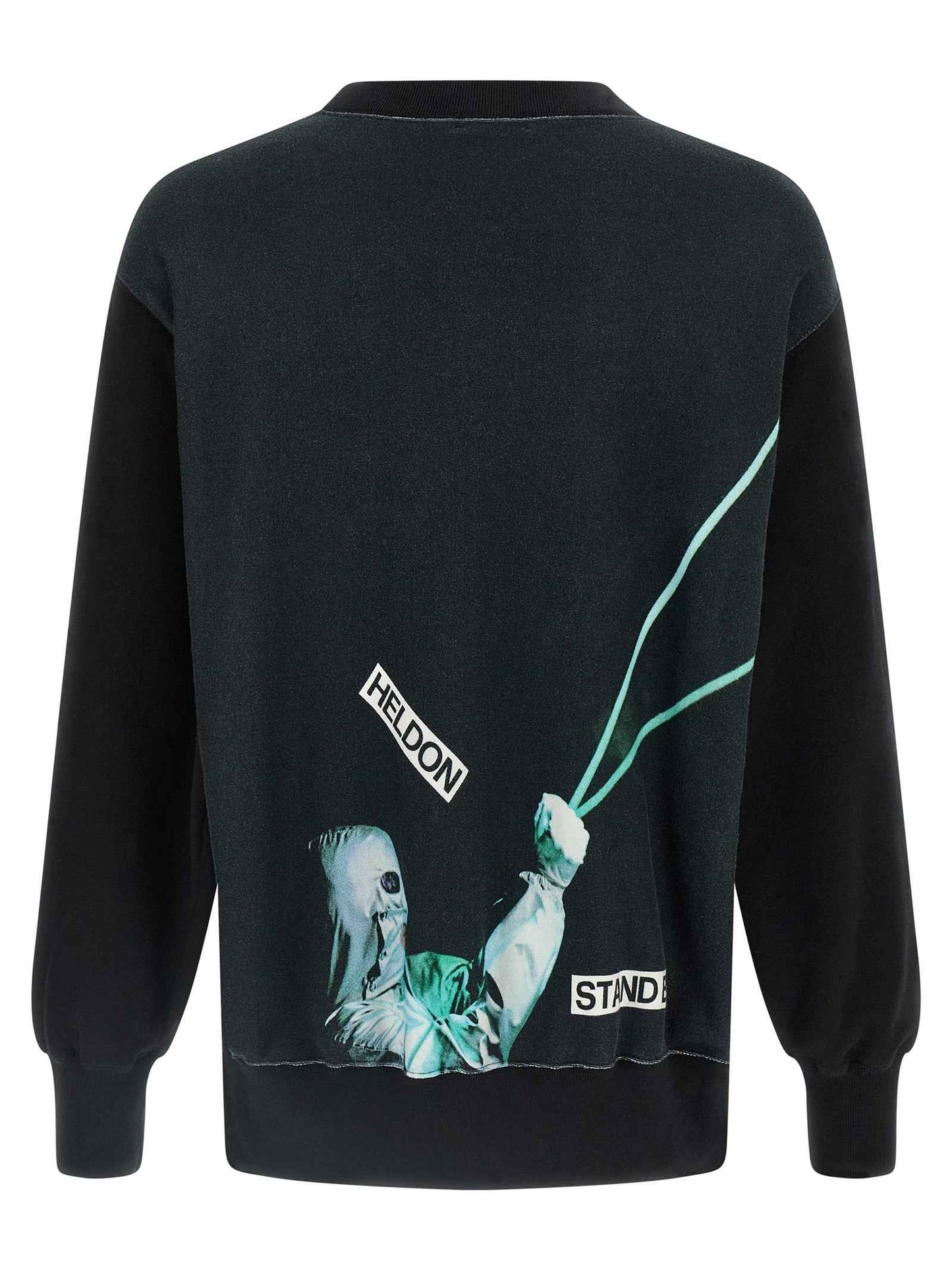 Black Cotton Sweatshirt