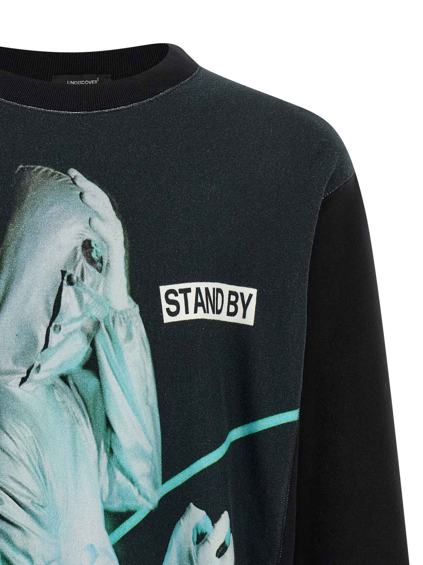 Black Cotton Sweatshirt