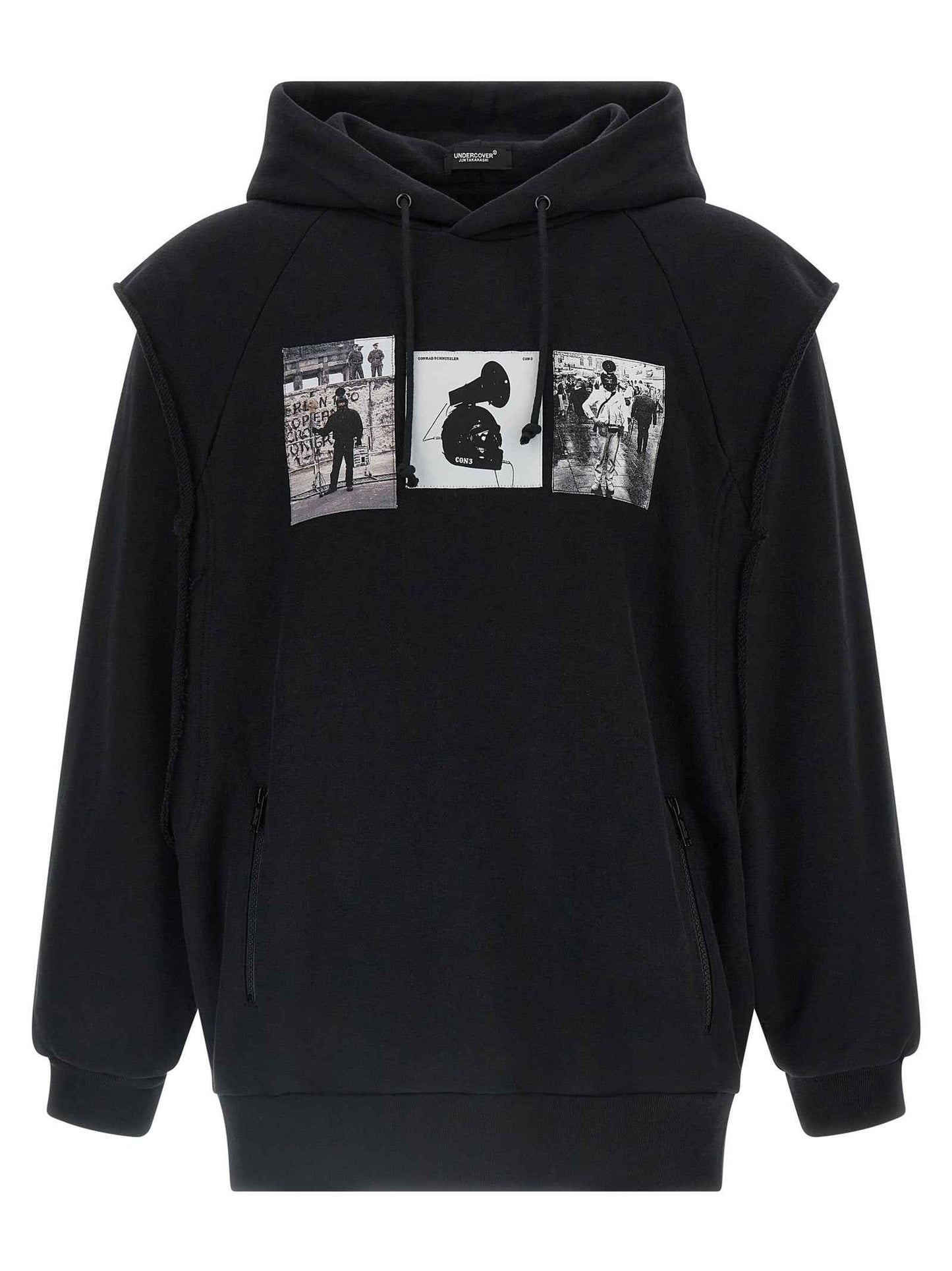 Black Cotton Sweatshirt