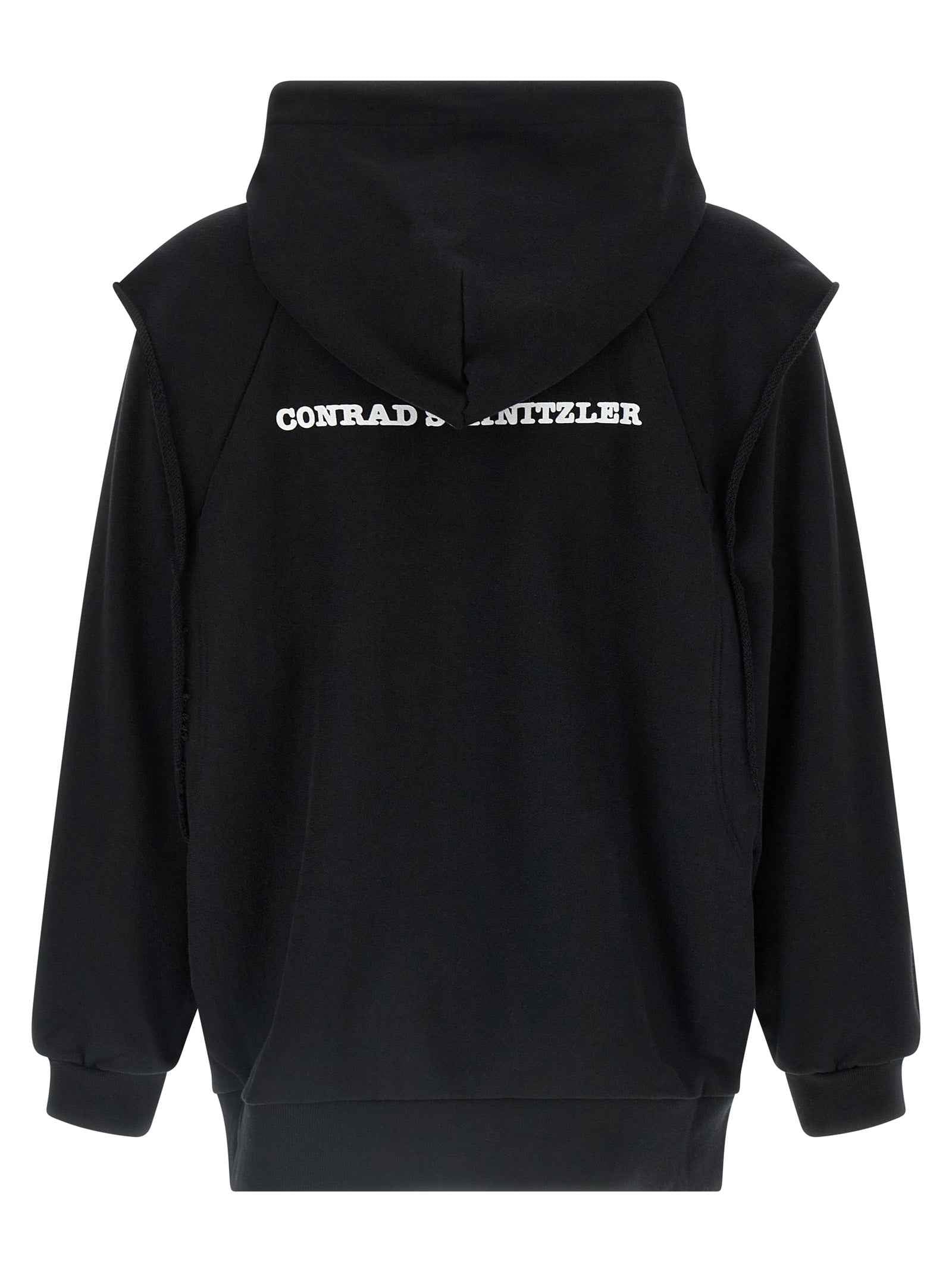 Black Cotton Sweatshirt