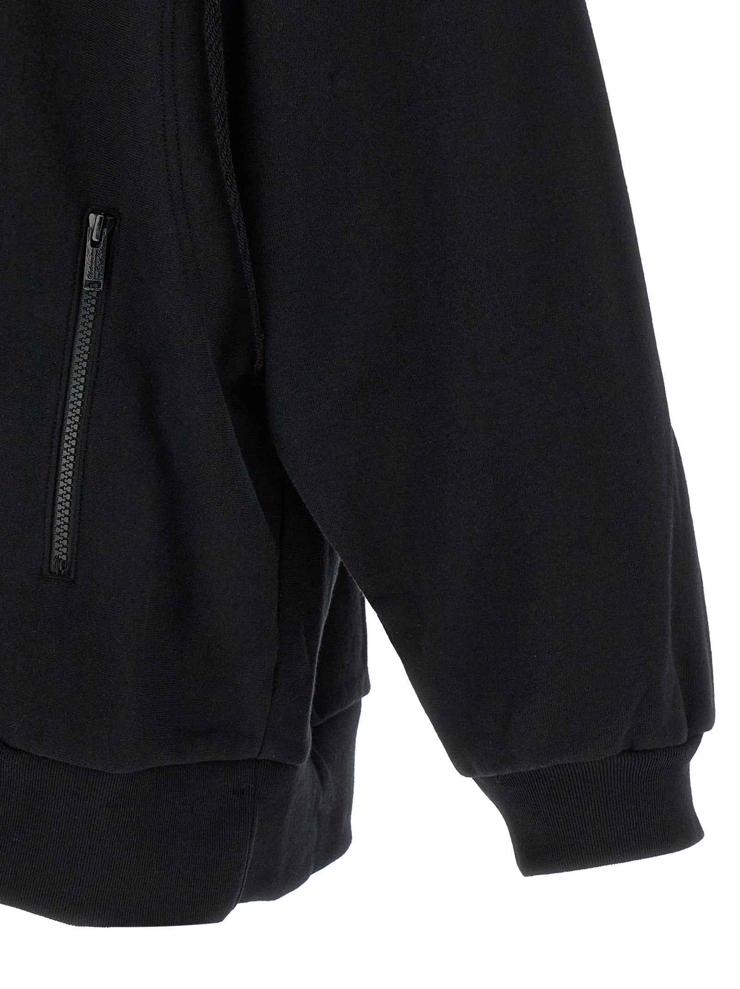 Black Cotton Sweatshirt