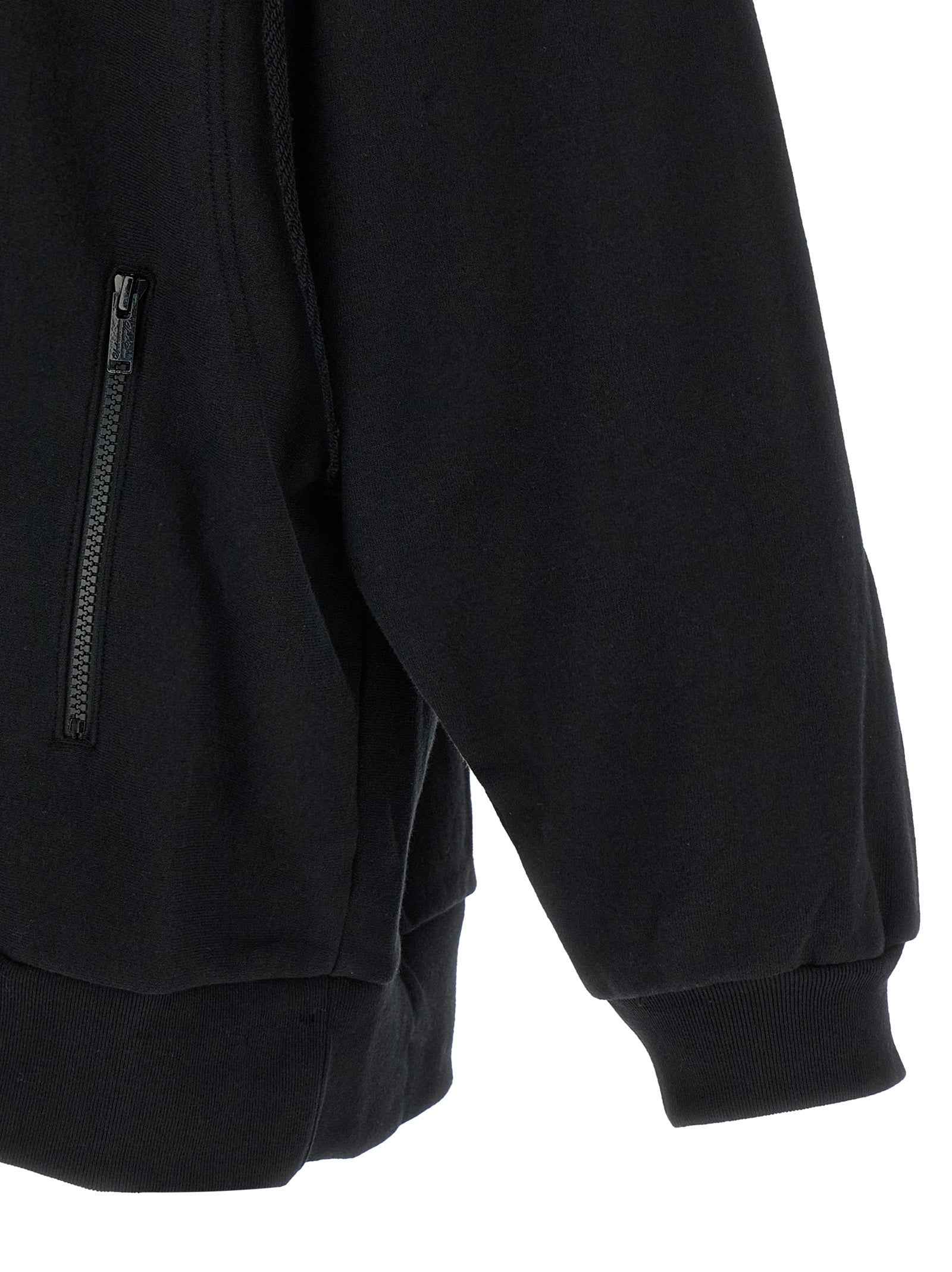 Black Cotton Sweatshirt