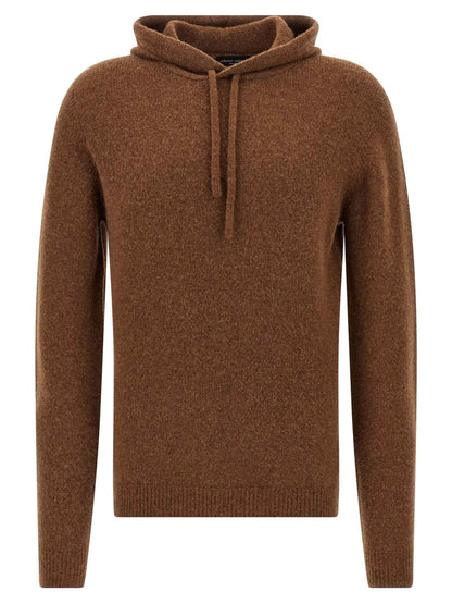 Brown Virgin Wool Cardigan