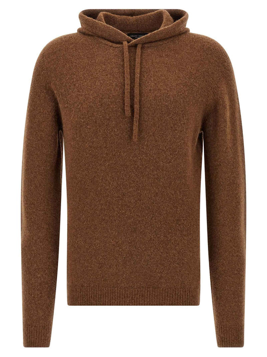 Brown Virgin Wool Cardigan