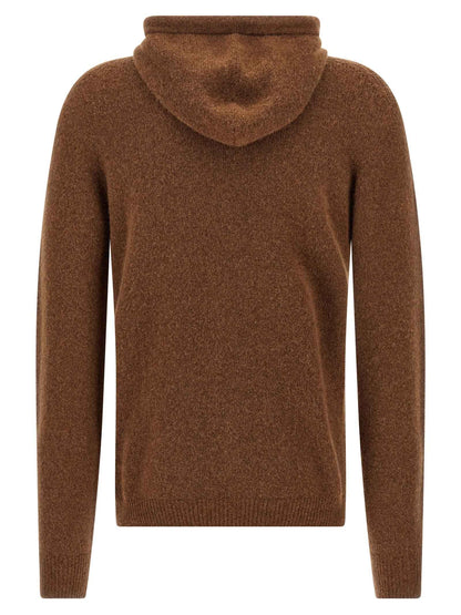 Brown Virgin Wool Cardigan