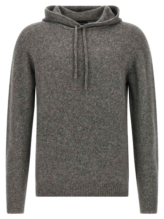 Gray Virgin Wool Cardigan