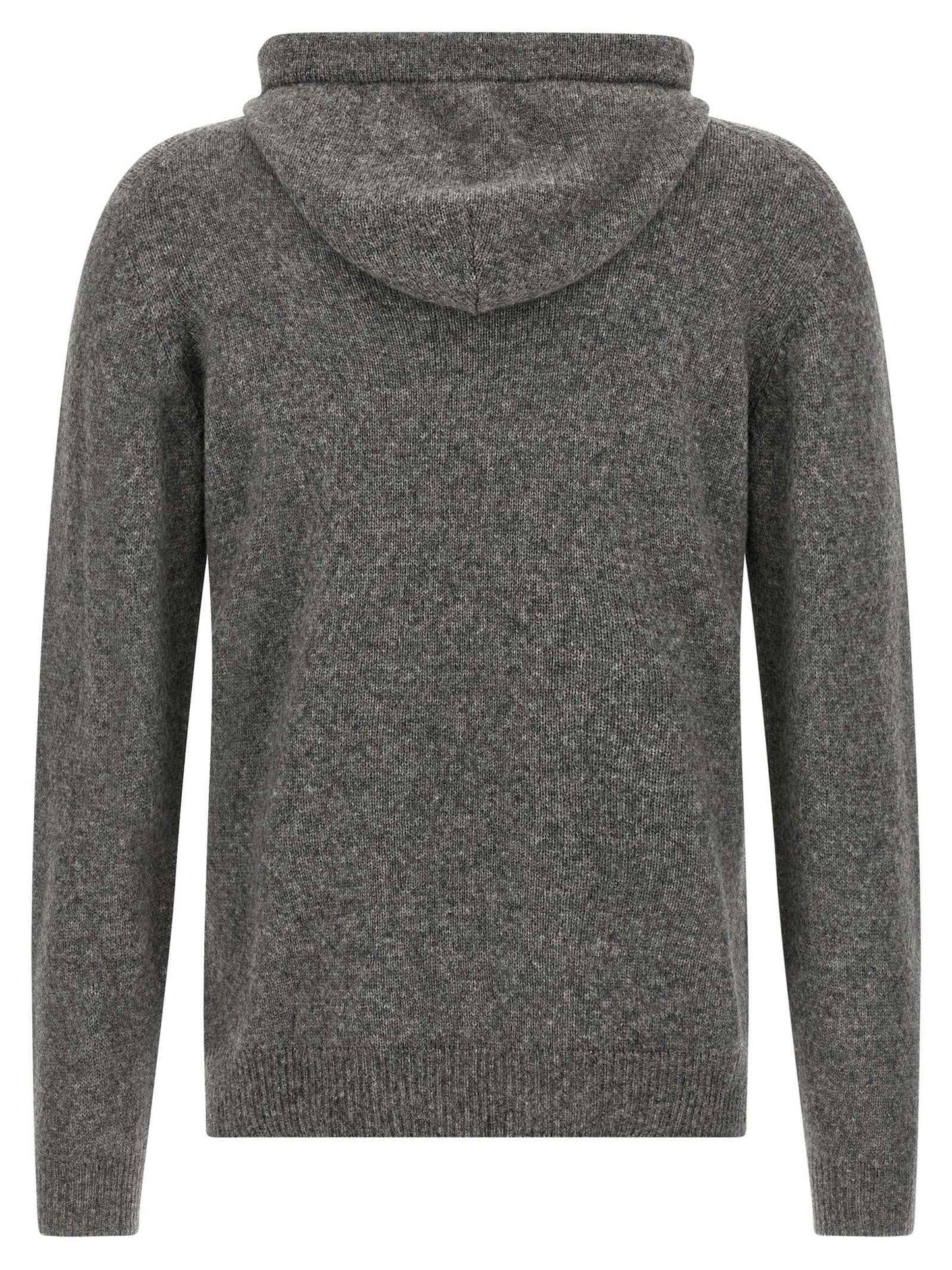 Gray Virgin Wool Cardigan