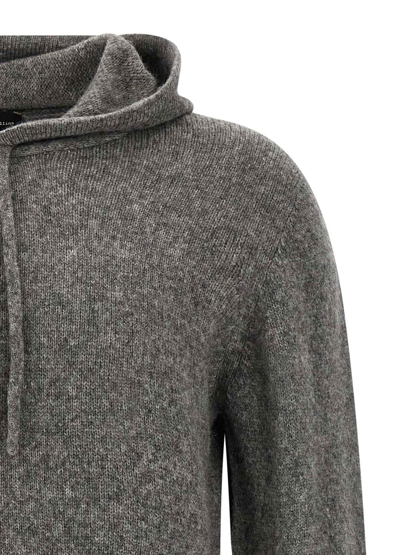 Gray Virgin Wool Cardigan