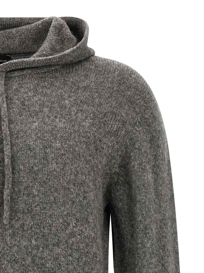 Gray Virgin Wool Cardigan