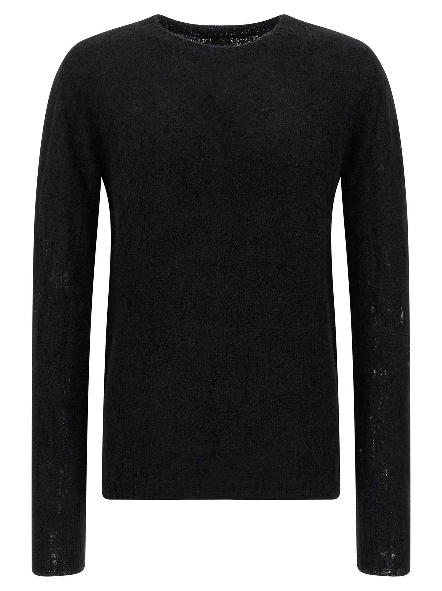 Black Wool Cardigan