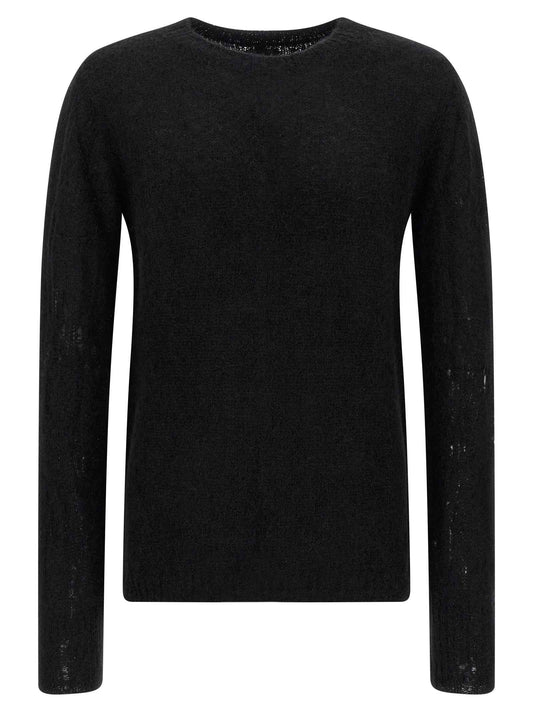 Black Wool Cardigan