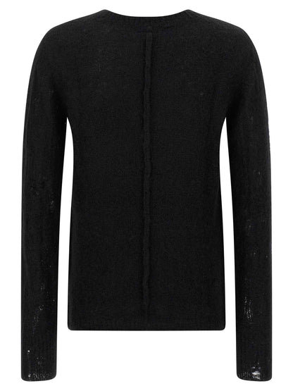 Black Wool Cardigan