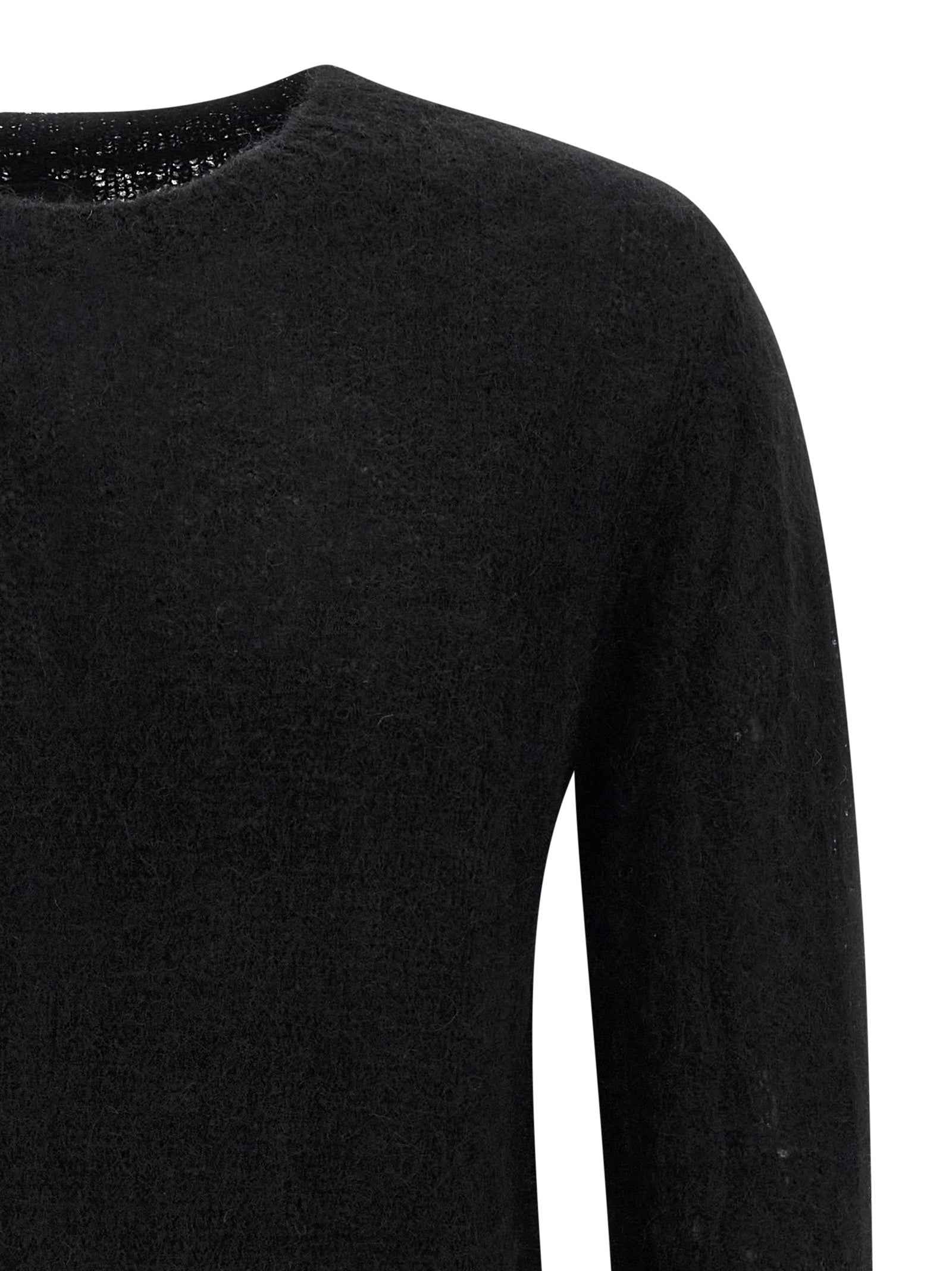 Black Wool Cardigan
