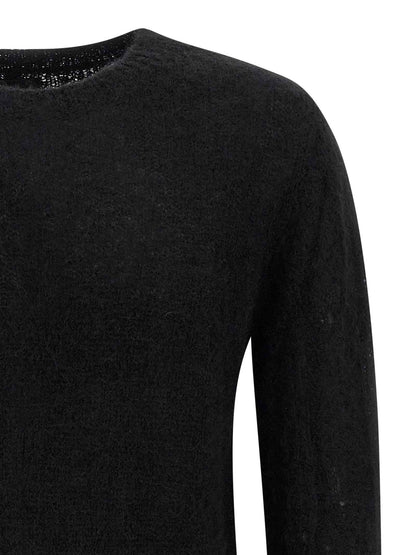 Black Wool Cardigan