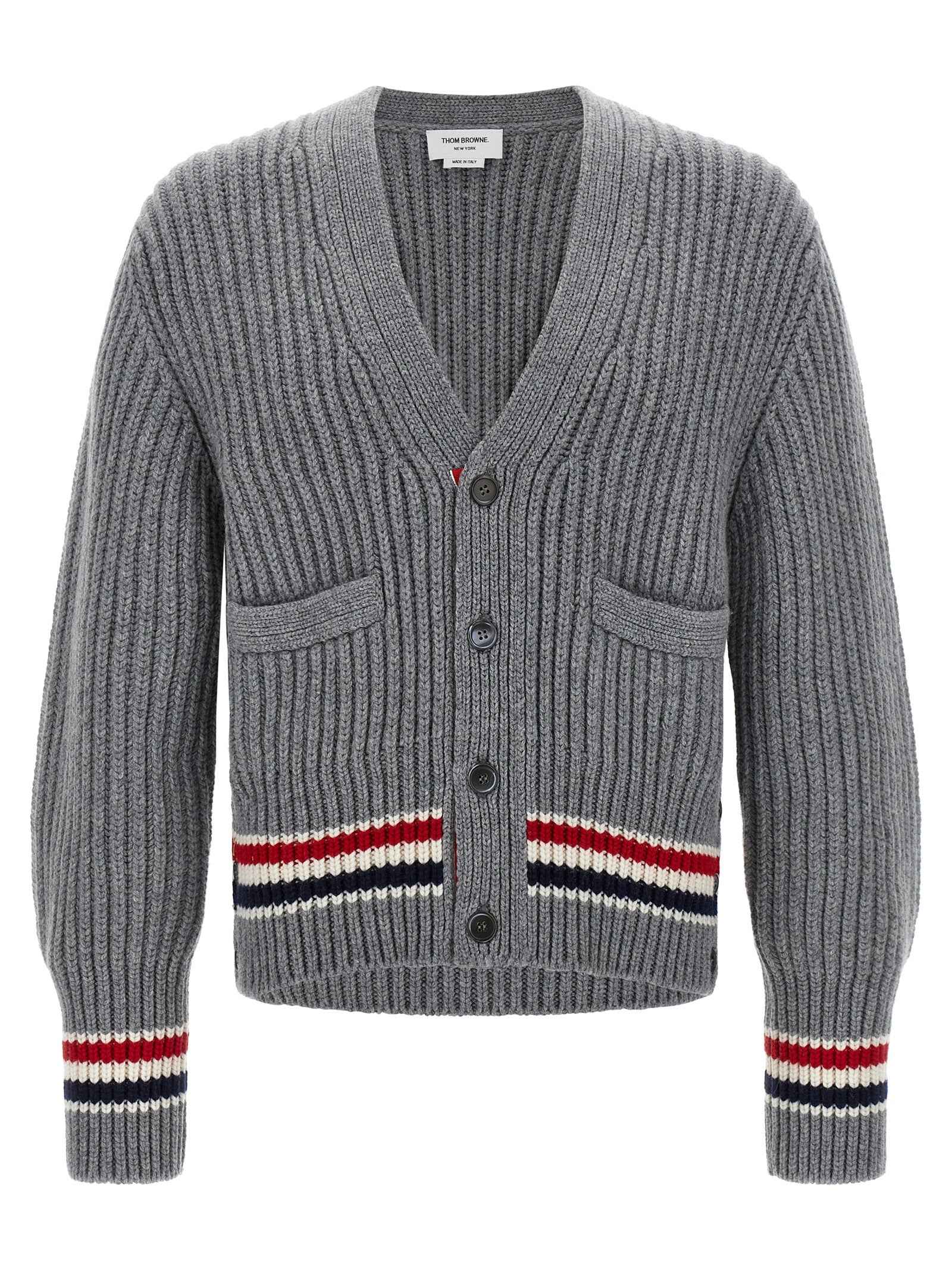 Gray Cashmere Cardigan