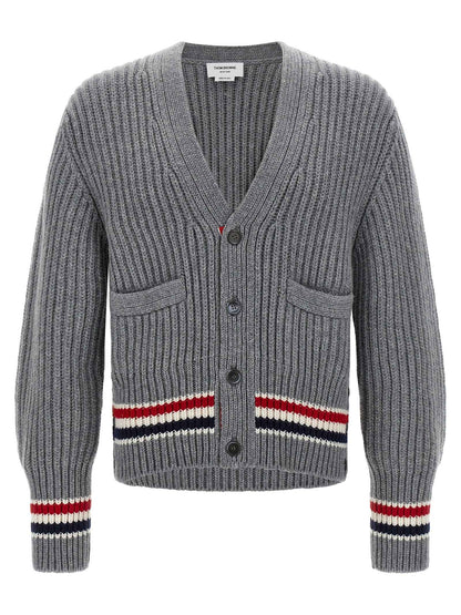Gray Cashmere Cardigan