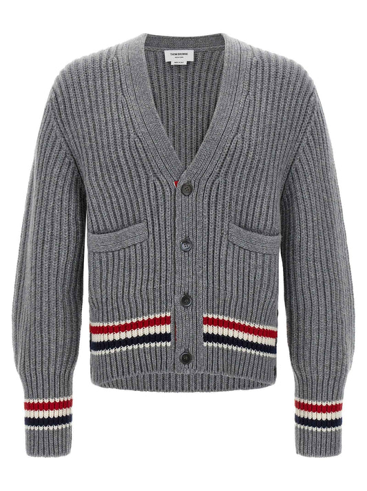 Gray Cashmere Cardigan