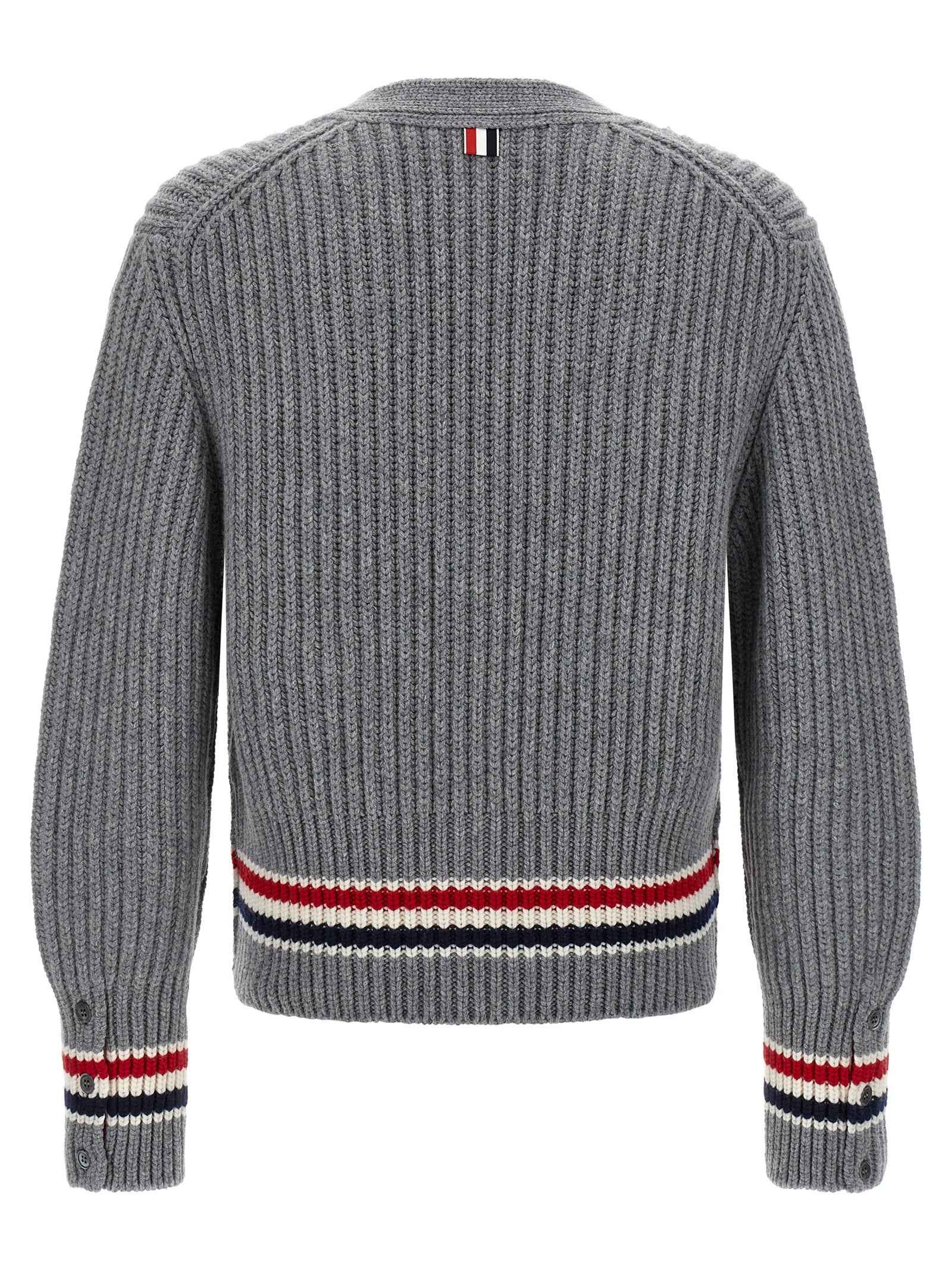Gray Cashmere Cardigan