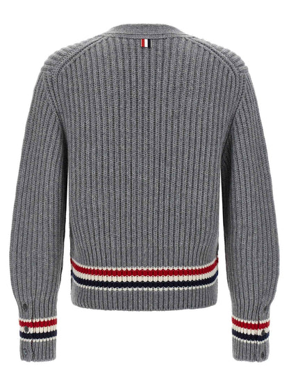 Gray Cashmere Cardigan