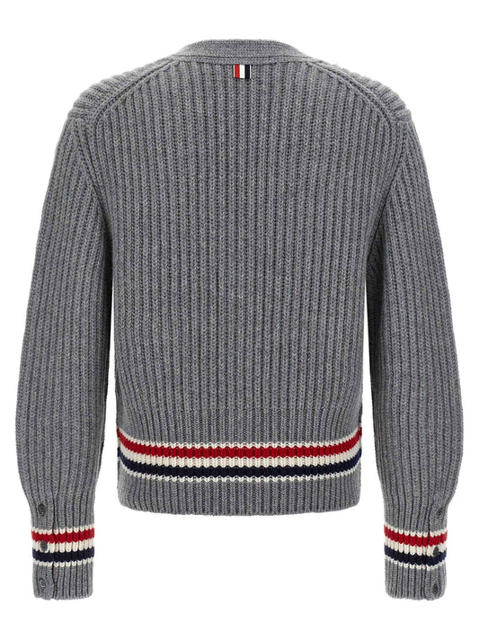 Gray Cashmere Cardigan