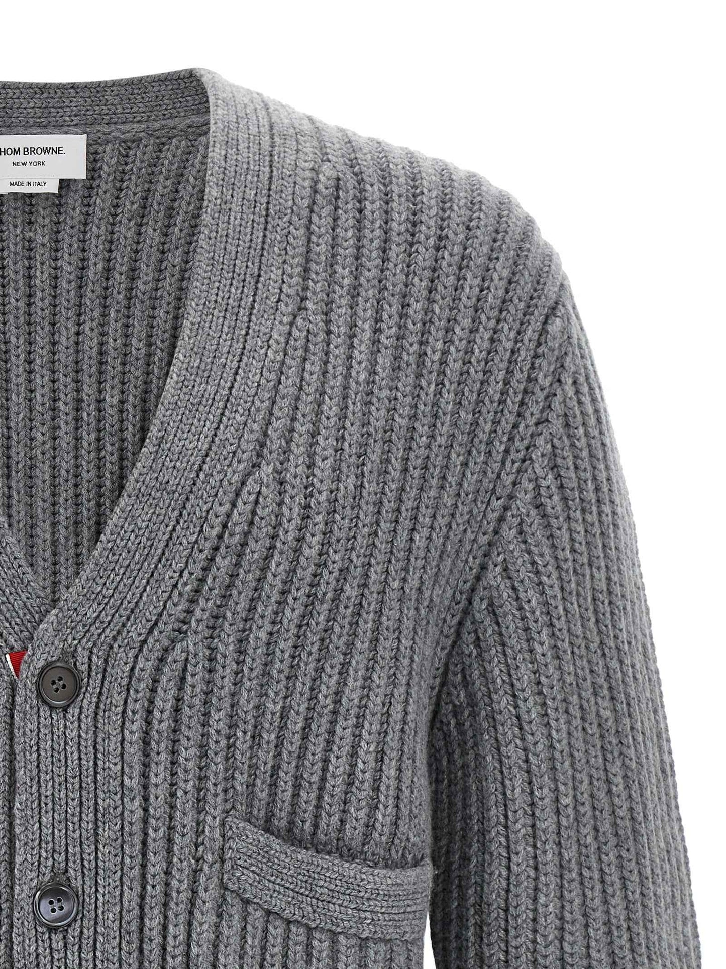 Gray Cashmere Cardigan