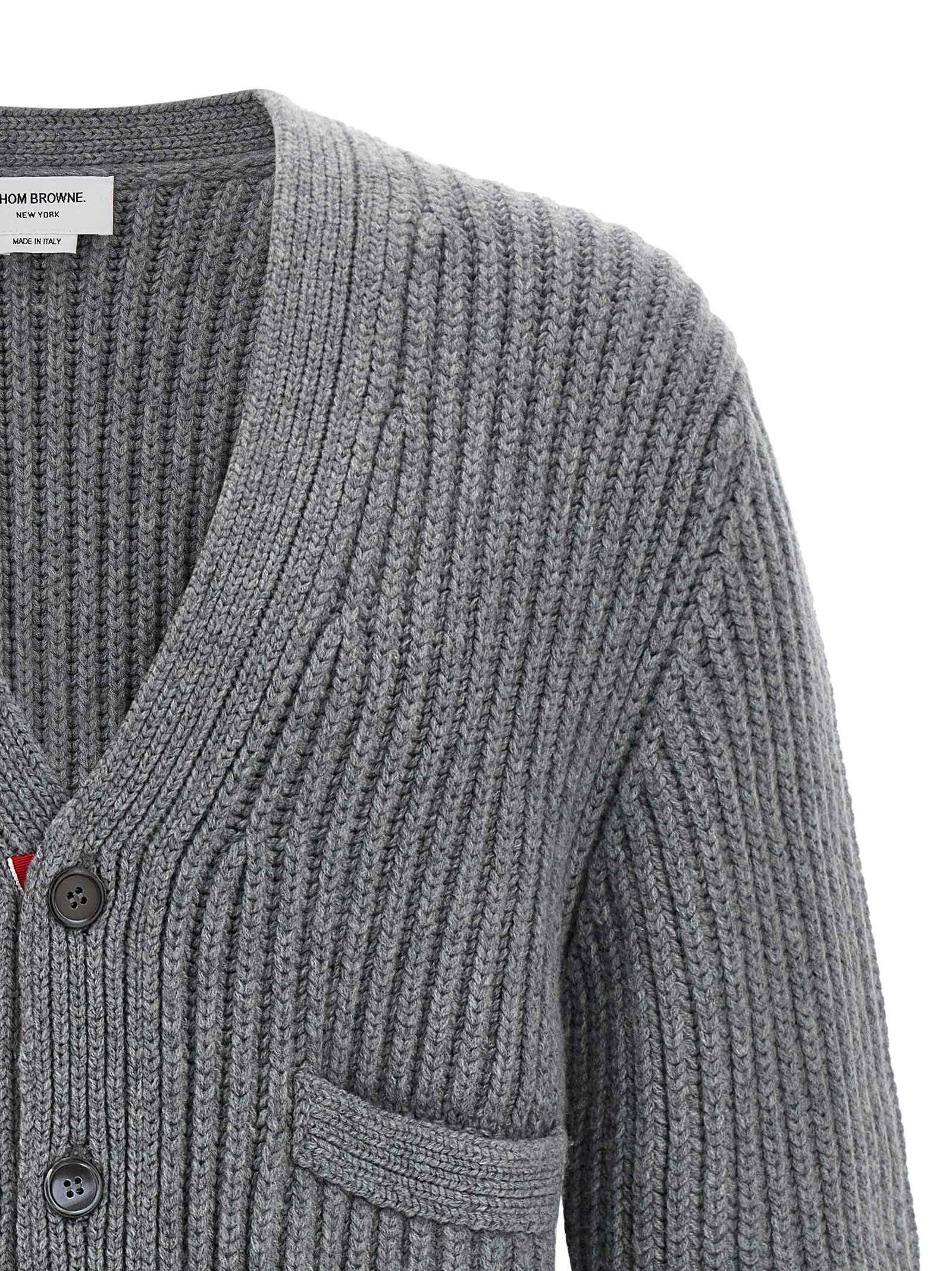 Gray Cashmere Cardigan