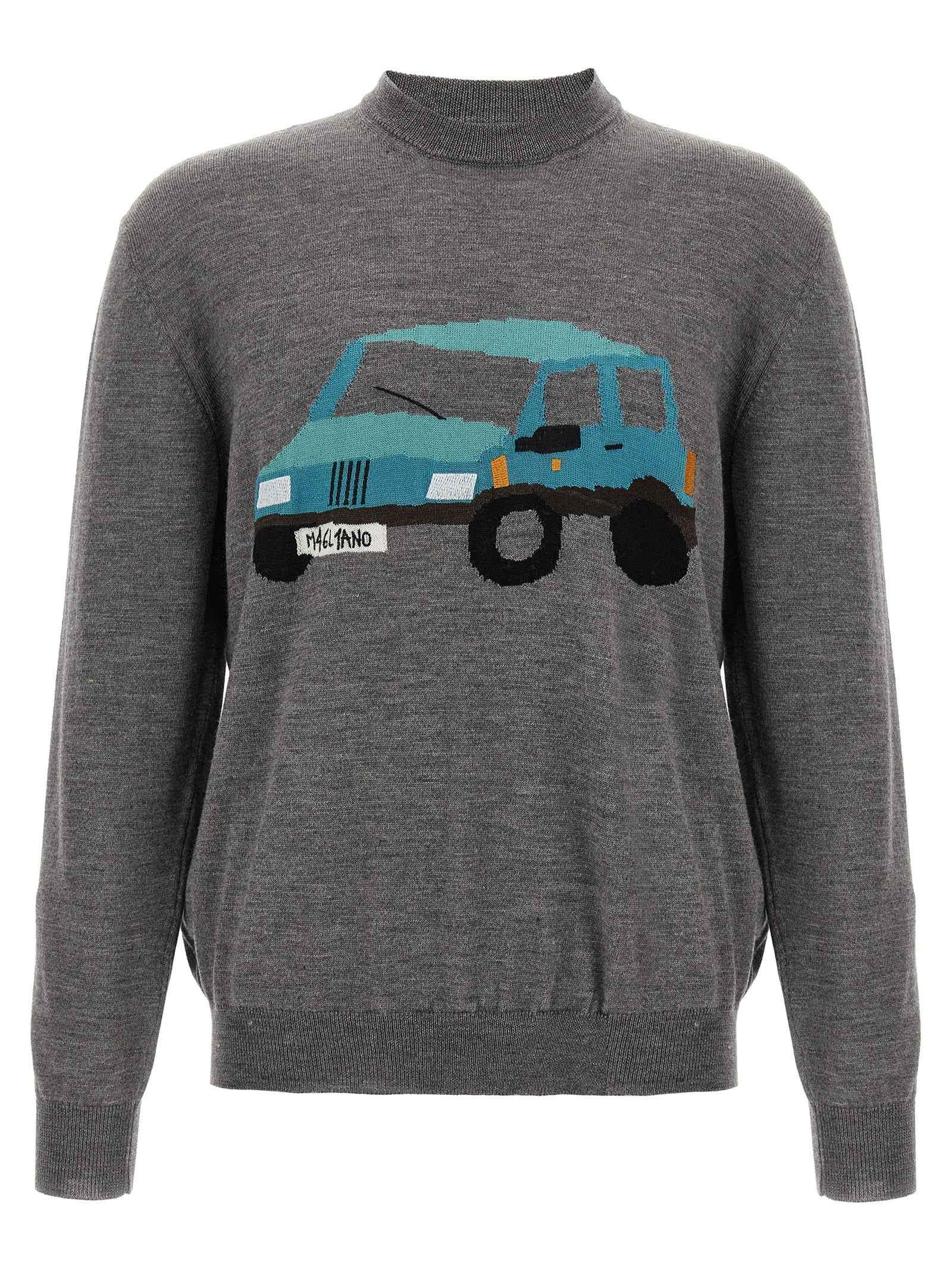 Gray Wool Cardigan