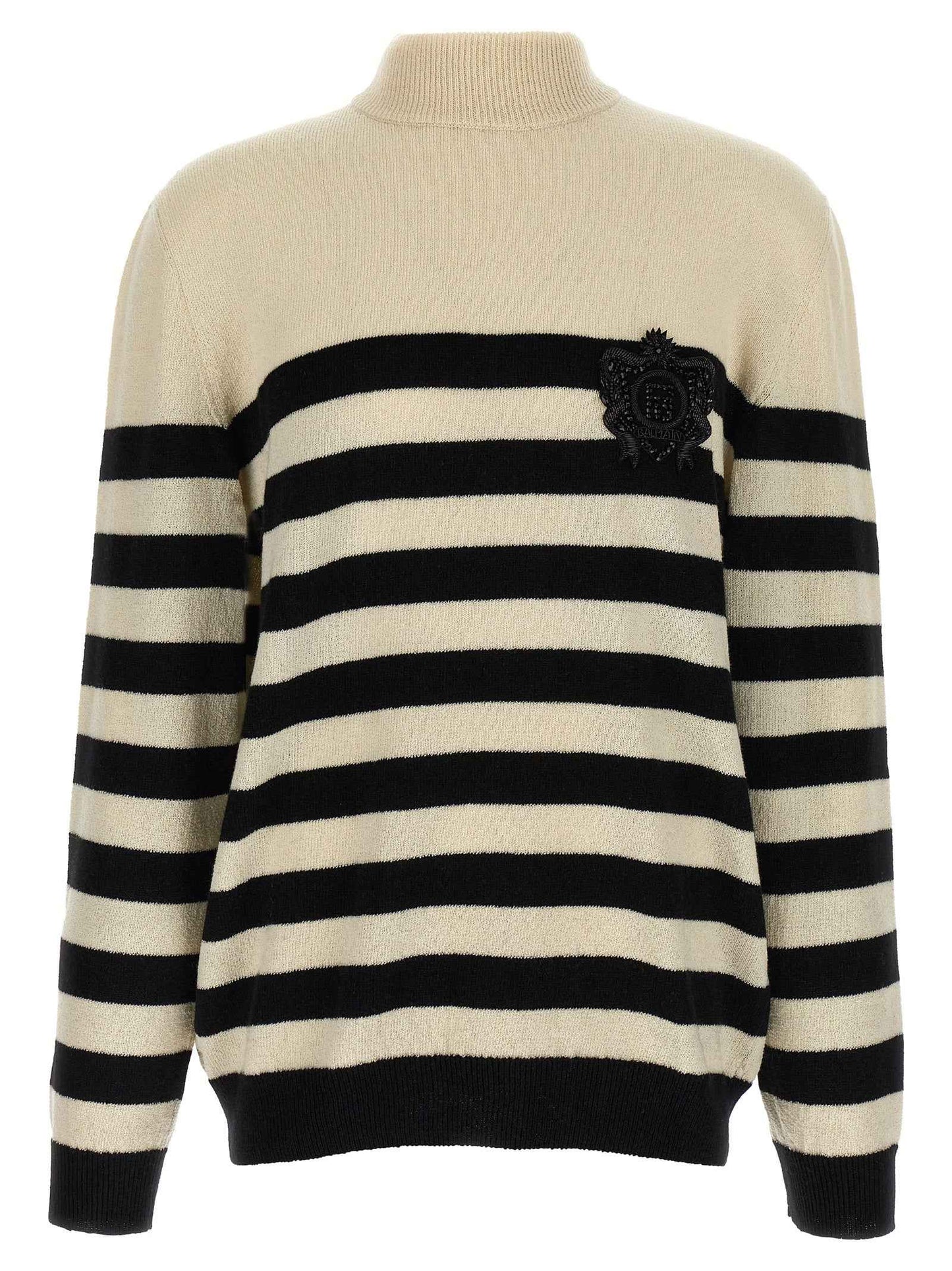Bicolor Wool Cardigan