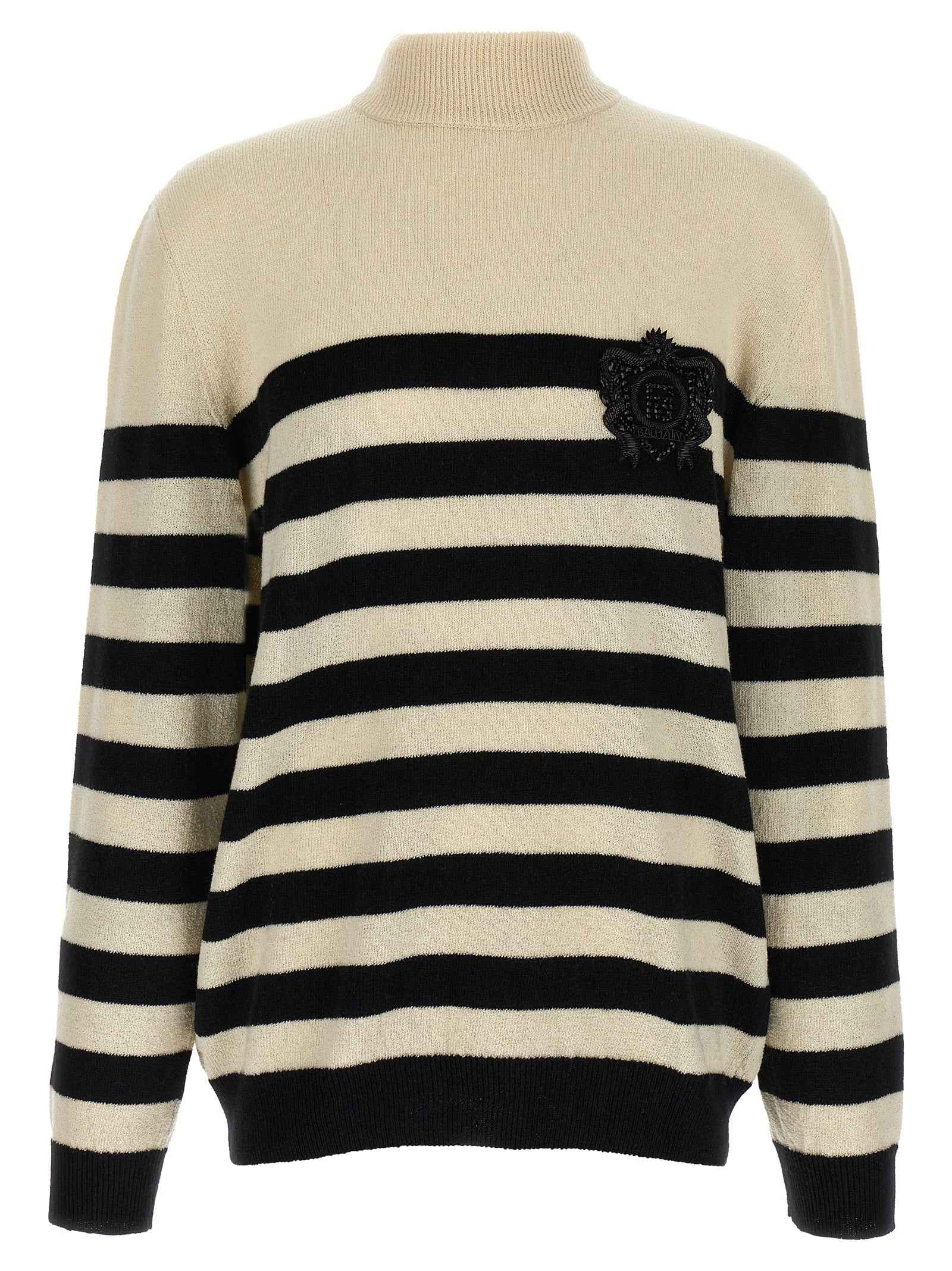 Bicolor Wool Cardigan