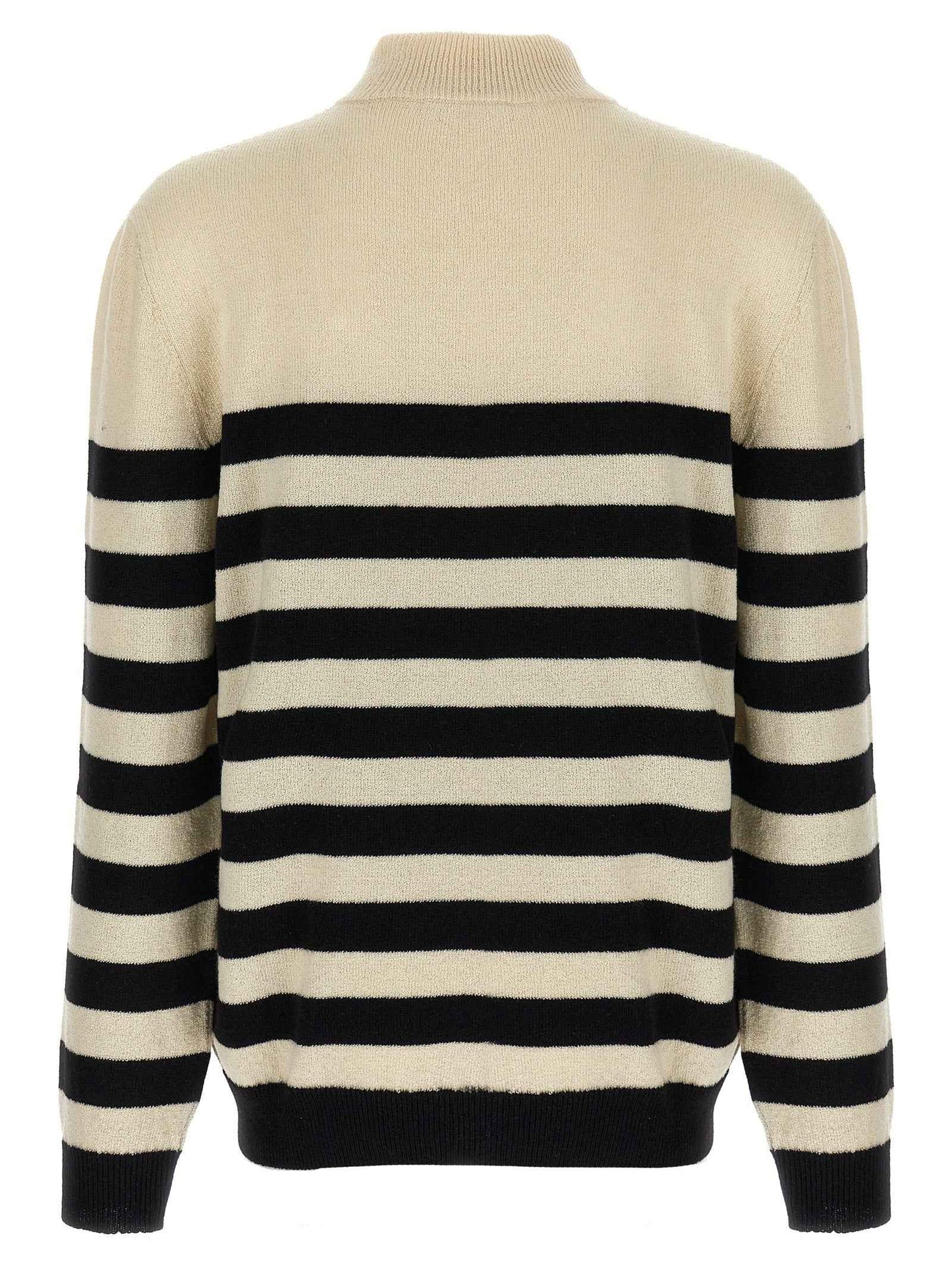 Bicolor Wool Cardigan