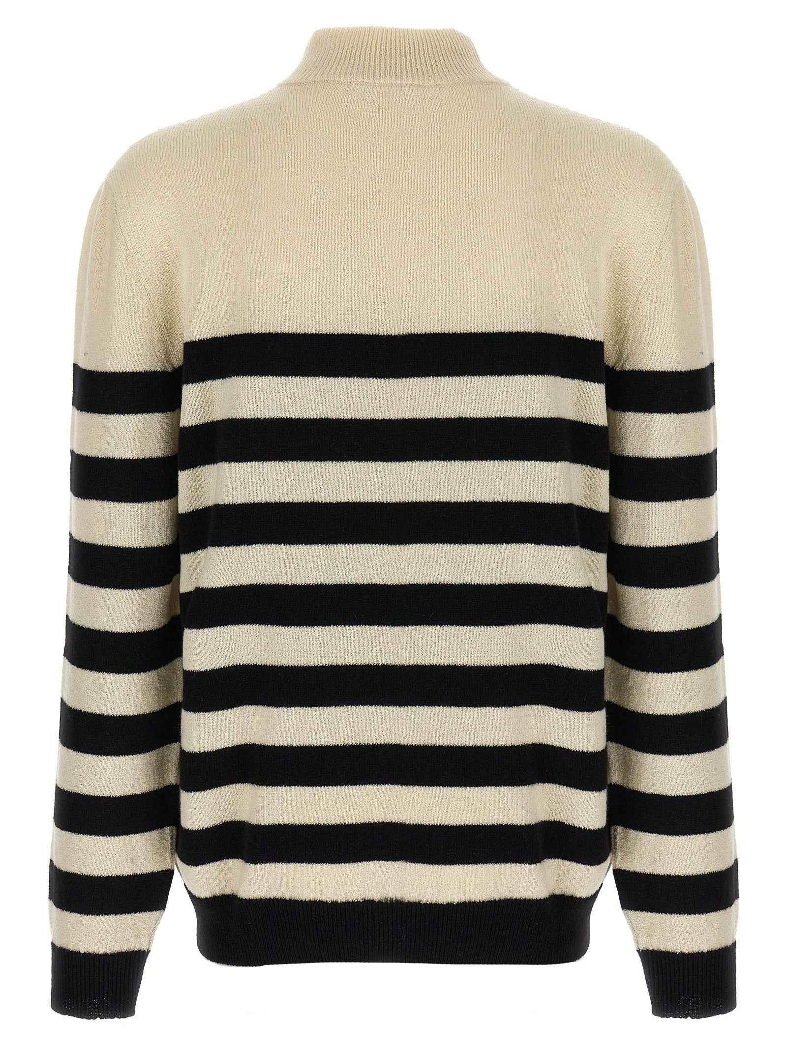 Bicolor Wool Cardigan