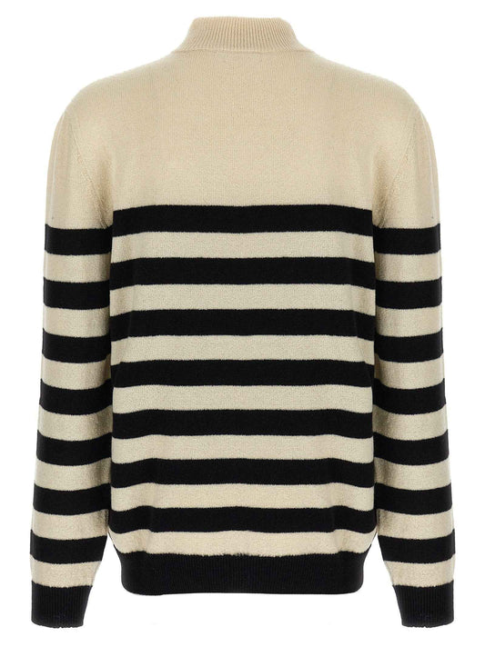 Bicolor Wool Cardigan