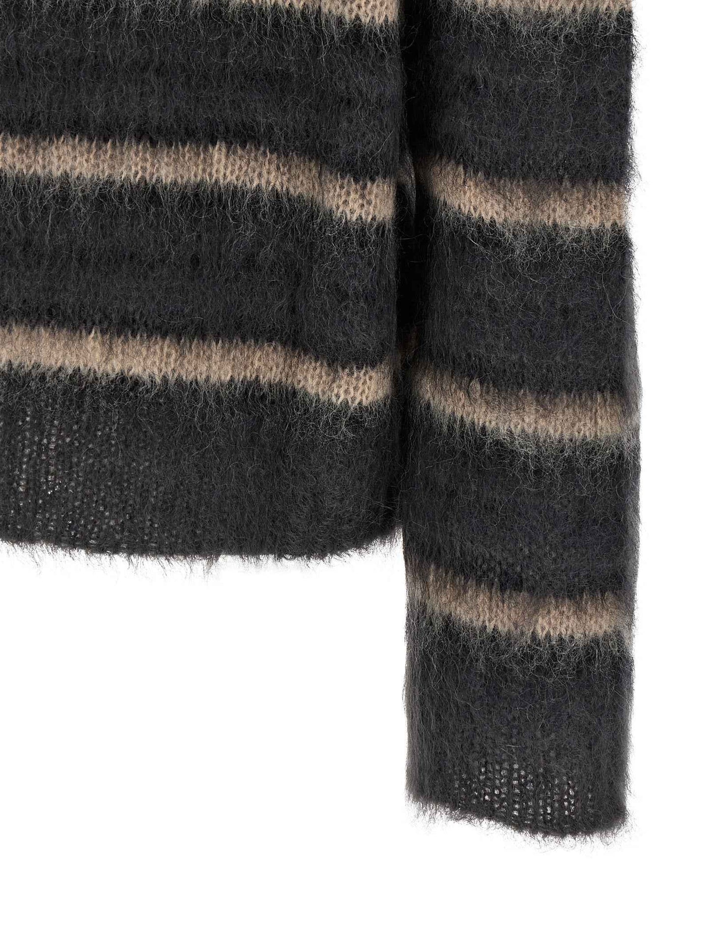 Gray Fabric Cardigan