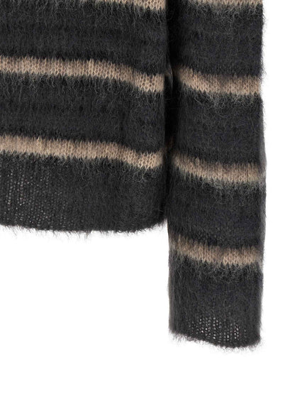 Gray Fabric Cardigan