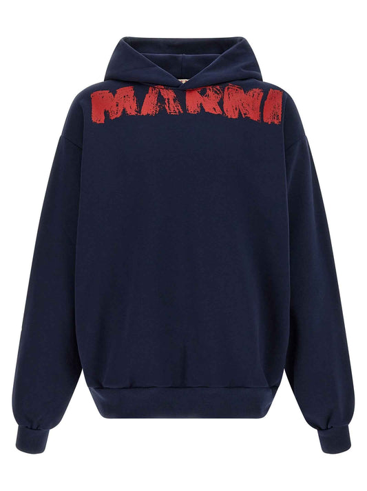 Blue Cotton Sweatshirt