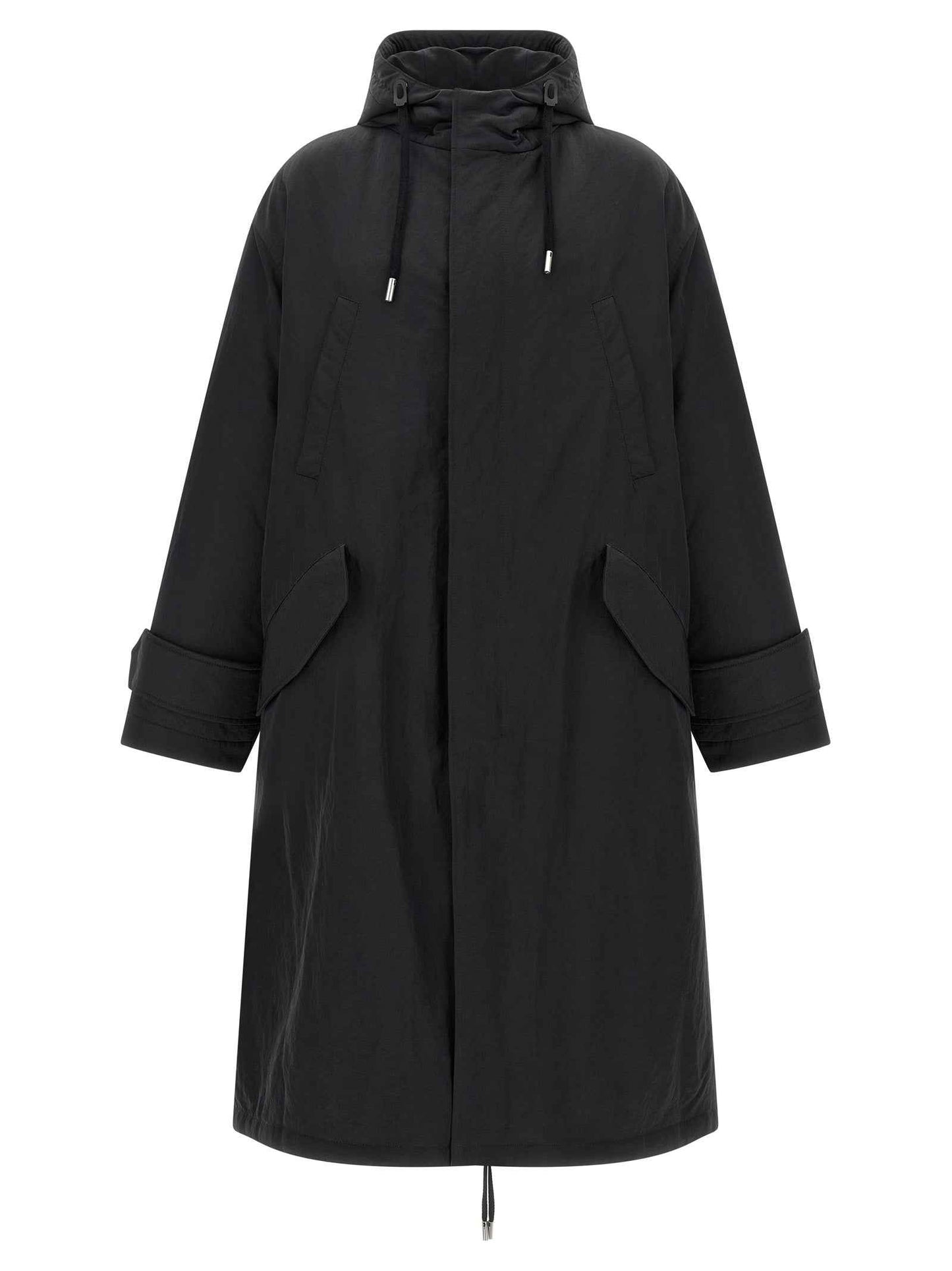 Gray Polyamide Parka