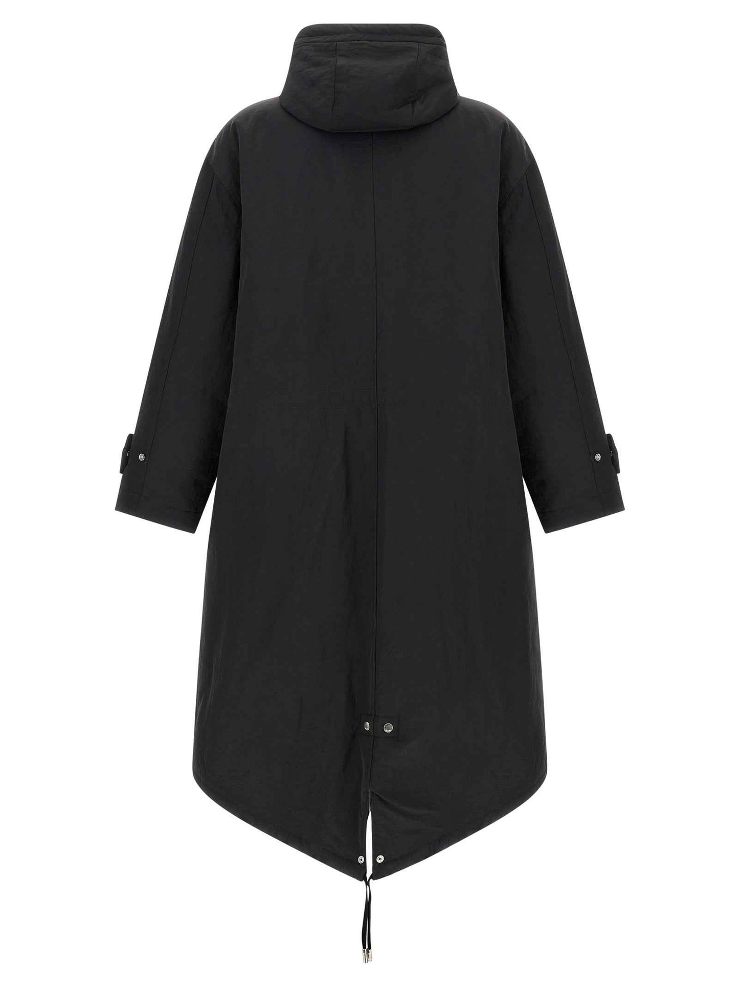 Gray Polyamide Parka